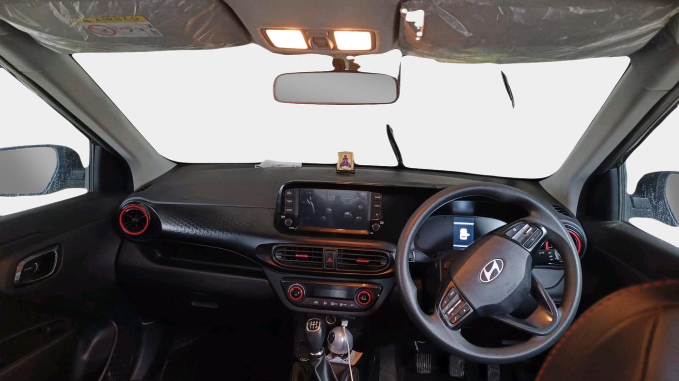 2024 Hyundai EXTER SX 1.2 MT Knight Edition Hy-CNG Duo, Petrol, Manual, 9,200 km, interior