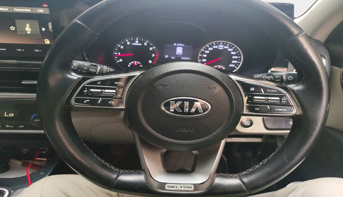 2020 KIA SELTOS HTX IVT 1.5 PETROL, Petrol, Automatic, 1,00,589 km, interior