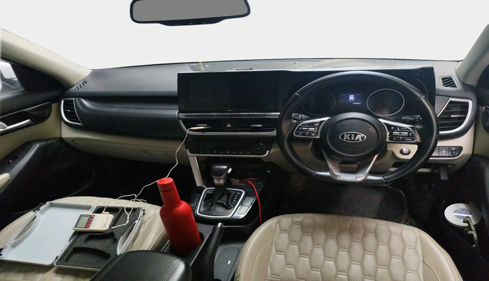 2020 KIA SELTOS HTX IVT 1.5 PETROL, Petrol, Automatic, 1,00,589 km, interior