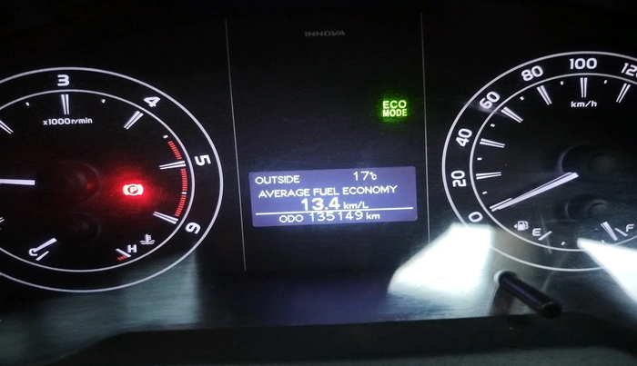 2019 Toyota Innova Crysta 2.4 G 8 STR, Diesel, Manual, 1,35,149 km, interior