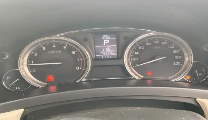 2017 Maruti Ciaz ZETA 1.4  AT PETROL, Petrol, Automatic, 74,364 km, interior