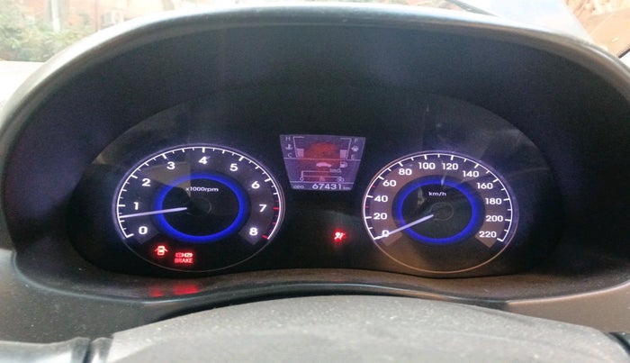 2012 Hyundai Verna FLUIDIC 1.6 VTVT SX AT, Petrol, Automatic, 67,431 km, interior