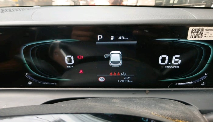 2024 KIA SELTOS  HTX 1.5 PETROL CVT, Petrol, Automatic, 17,873 km, interior