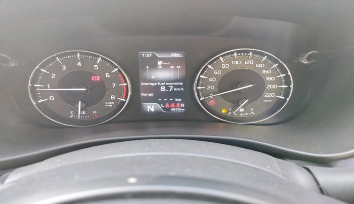 2024 Maruti Baleno ALPHA 1.2 AGS, Petrol, Automatic, 4,855 km, interior