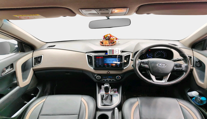 2017 Hyundai Creta SX PLUS AT 1.6 PETROL, Petrol, Automatic, 1,24,393 km, interior