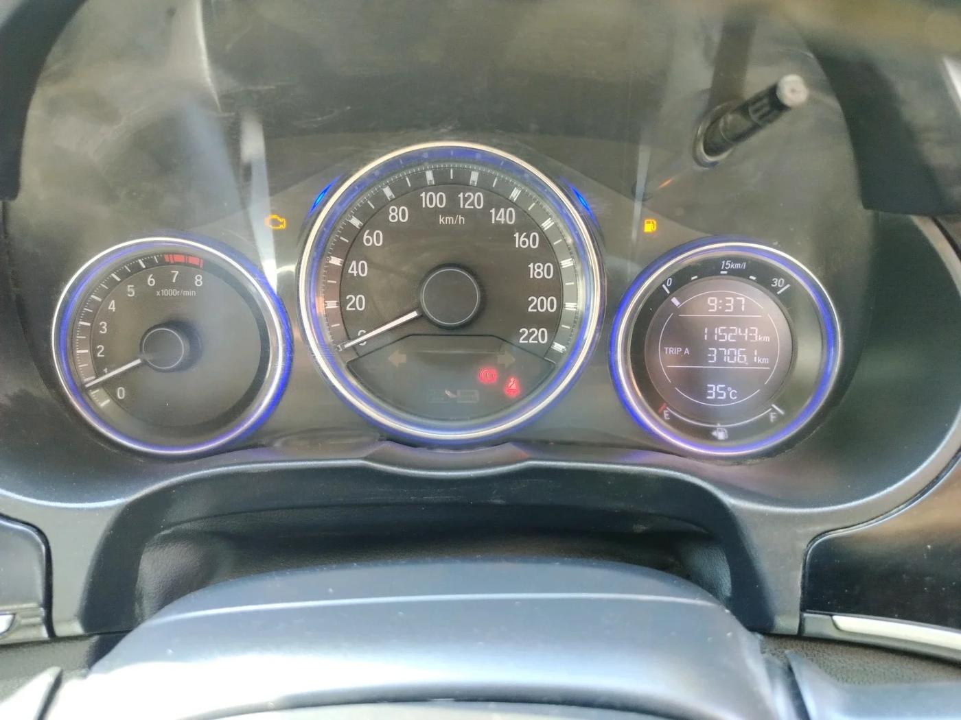 2015 Honda City 1.5L I-VTEC V MT, CNG, Manual, 1,15,243 km, interior