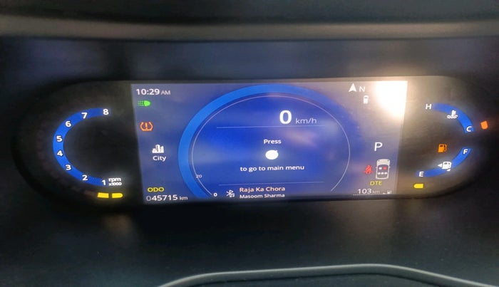 2024 Tata NEXON Creative Plus 1.2 Revotron 7DCA Dark Edition, CNG, Automatic, 45,715 km, interior