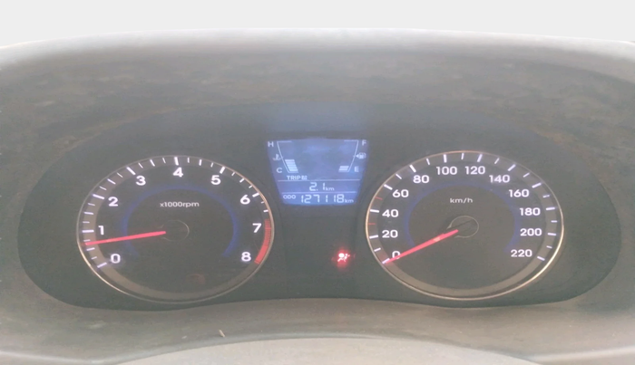 2011 Hyundai Verna FLUIDIC 1.6 VTVT EX, Petrol, Manual, 1,27,118 km, interior