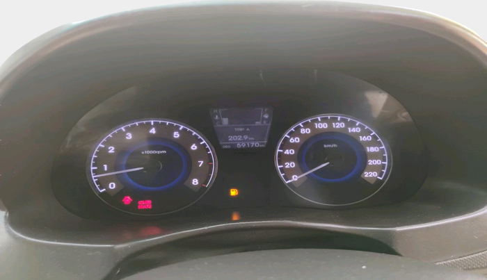 2012 Hyundai Verna FLUIDIC 1.6 VTVT SX, Petrol, Manual, 59,170 km, interior