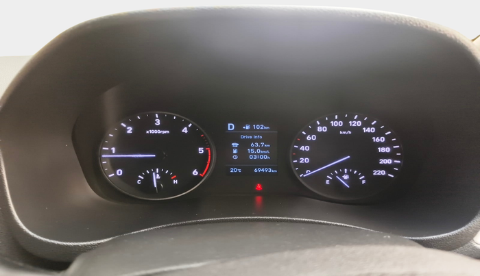 2020 Hyundai Verna 1.6 CRDI SX + AT, Diesel, Automatic, 69,493 km, interior