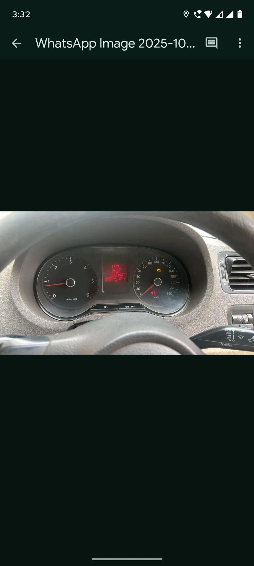 2012 Volkswagen Vento COMFORTLINE DIESEL 1.6, Diesel, Manual, 1,22,000 km, interior