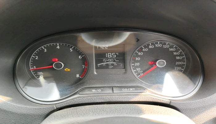 2016 Volkswagen Ameo COMFORTLINE 1.2L, Petrol, Manual, 1,54,907 km, interior