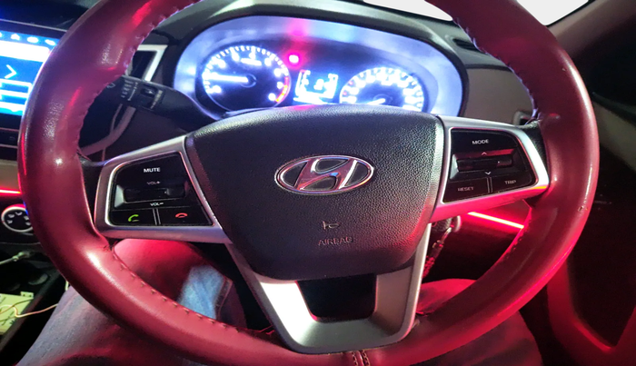 2017 Hyundai Creta E PLUS 1.6 PETROL, Petrol, Manual, 44,372 km, interior