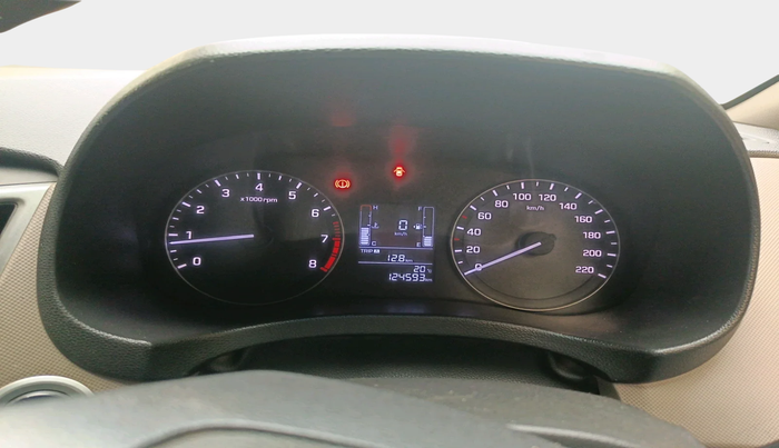 2016 Hyundai Creta SX PLUS 1.6 PETROL, Petrol, Manual, 1,24,593 km, interior