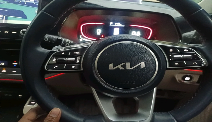 2023 KIA CARENS LUXURY PLUS 1.5 TURBO PETROL DCT 7 STR, Petrol, Automatic, 18,684 km, interior