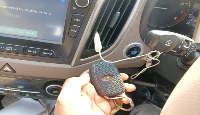 2017 Hyundai Creta SX PLUS AT 1.6 PETROL, Petrol, Automatic, 48,540 km, interior