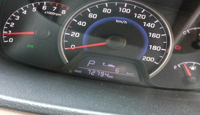 2014 Hyundai Grand i10 ASTA AT 1.2 KAPPA VTVT, Petrol, Automatic, 72,794 km, interior