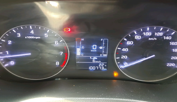 2015 Hyundai Creta SX PLUS 1.6 PETROL, Petrol, Manual, 1,00,773 km, interior