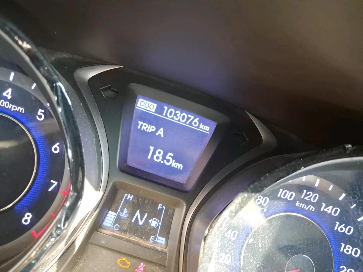 2015 Hyundai New Elantra 1.8 SX AT VTVT, Petrol, Automatic, 1,03,076 km, interior