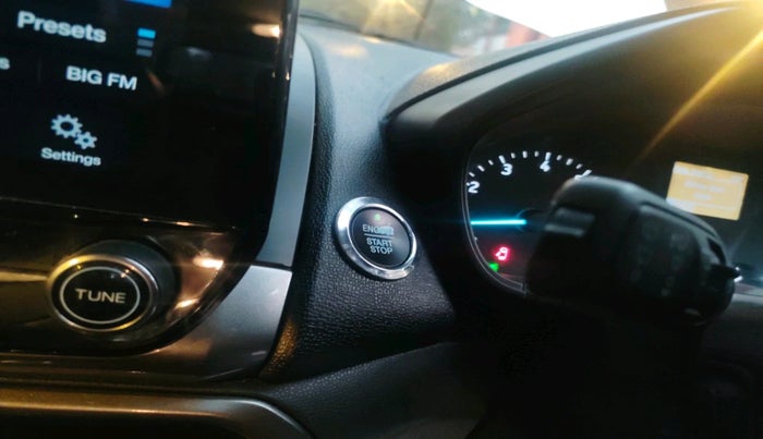 2019 Ford Ecosport TITANIUM + 1.5L PETROL AT, Petrol, Automatic, 57,984 km, interior