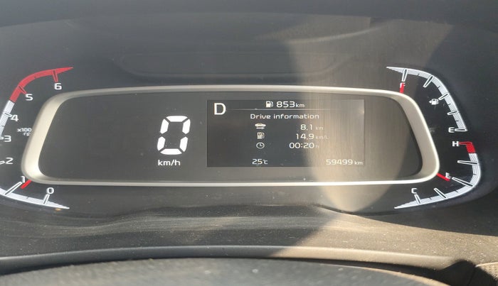 2020 KIA SONET GTX PLUS 1.5 AT, Diesel, Automatic, 59,499 km, interior