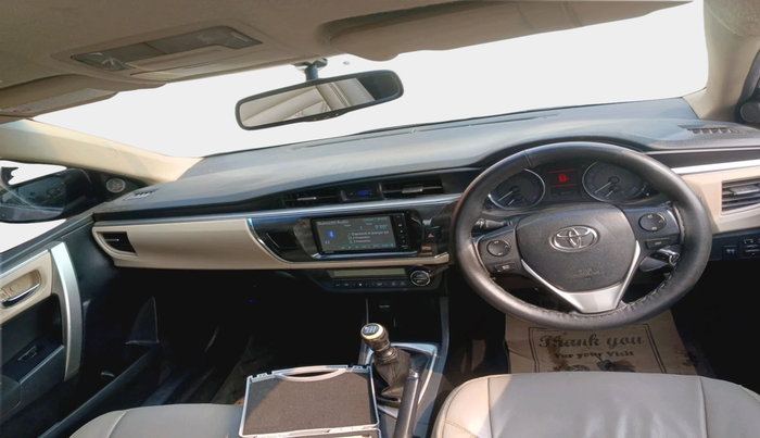 2014 Toyota Corolla Altis G PETROL, Petrol, Manual, 85,920 km, interior