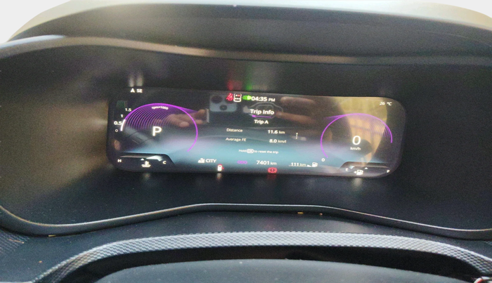 2024 Tata NEXON Fearless Plus S 1.2 Revotron 7DCA Dark Edition, Petrol, Automatic, 7,401 km, interior