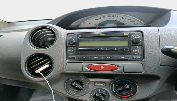 2011 Toyota Etios G SP, Petrol, Manual, 1,00,001 km, interior