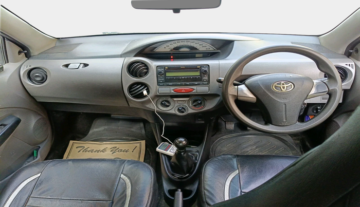 2011 Toyota Etios G SP, Petrol, Manual, 1,00,001 km, interior