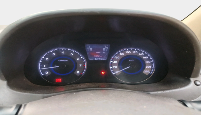 2011 Hyundai Verna FLUIDIC 1.6 VTVT SX, Petrol, Manual, 59,426 km, interior