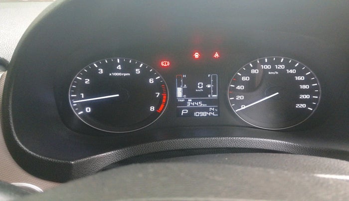 2017 Hyundai Creta SX PLUS AT 1.6 PETROL, Petrol, Automatic, 1,09,844 km, interior