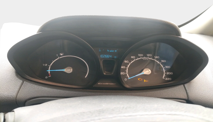 2016 Ford Ecosport AMBIENTE 1.5L PETROL, Petrol, Manual, 1,02,664 km, interior