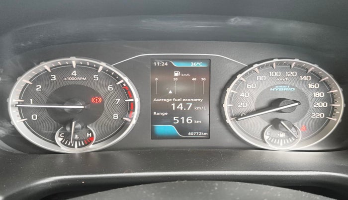 2024 Maruti BREZZA ZXI + SMART HYBRID, Petrol, Manual, 40,772 km, interior