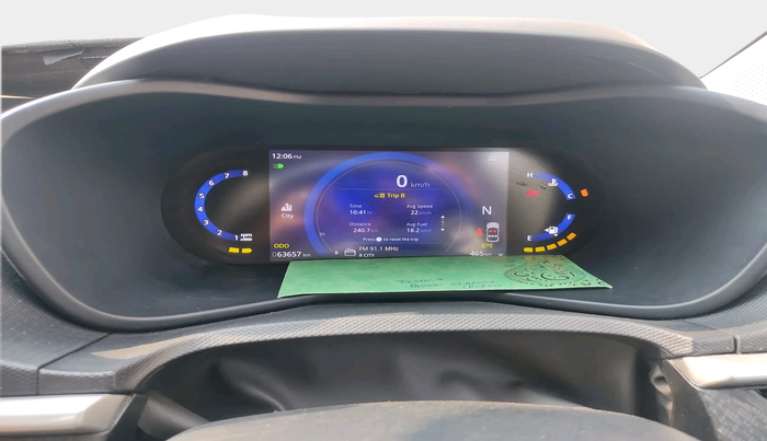 2023 Tata NEXON CREATIVE + AMT DUAL TONE1.5 DIESEL, Diesel, Automatic, 63,657 km, interior