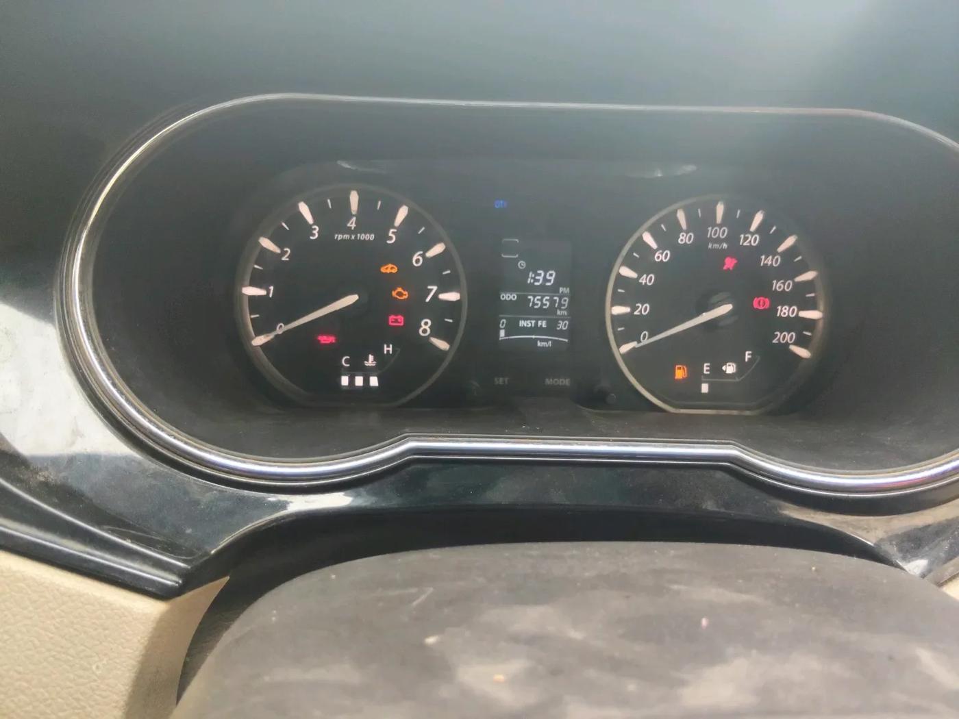 2017 Tata Zest XT PETROL, Petrol, Manual, 75,579 km, interior