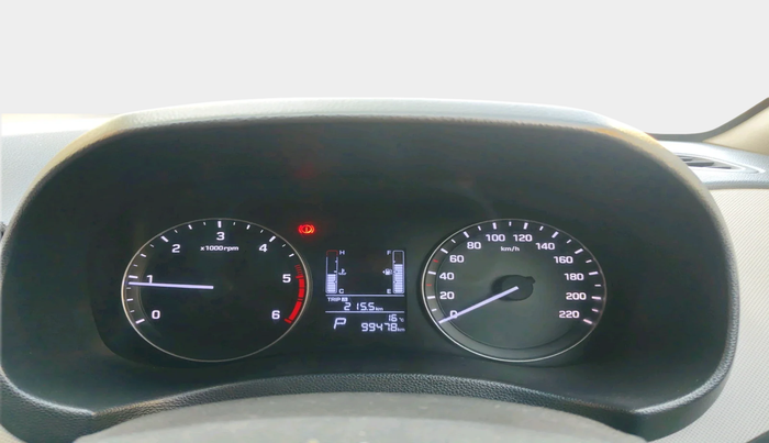 2016 Hyundai Creta SX PLUS AT 1.6 DIESEL, Diesel, Automatic, 99,478 km, interior