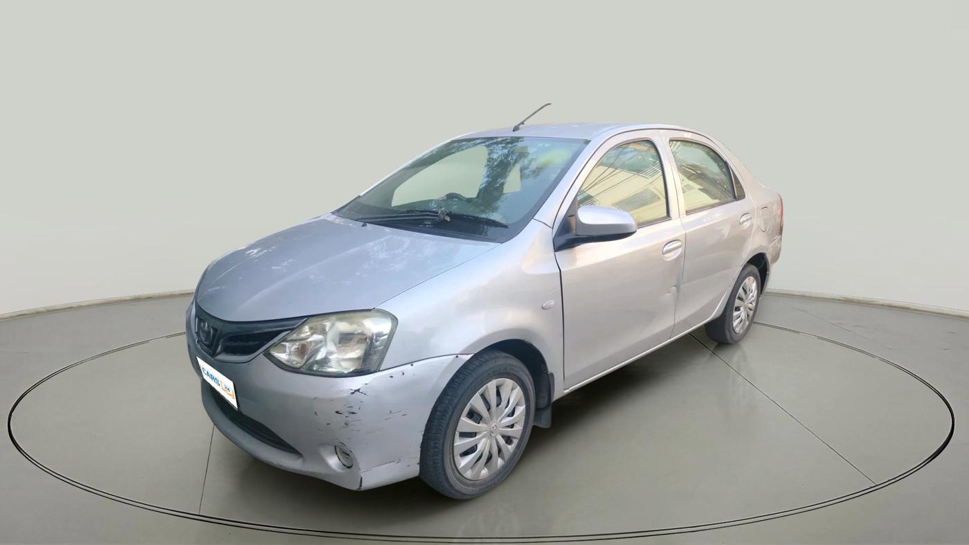 2014 Toyota Etios G, Petrol, Manual, 87,589 km, exterior