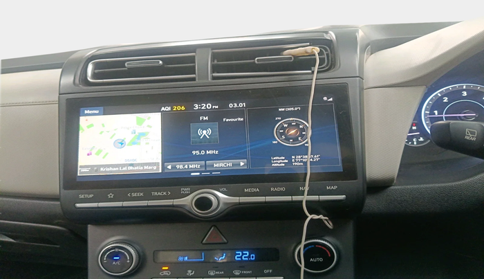 2020 Hyundai Creta SX AT 1.5 DIESEL, Diesel, Automatic, 1,30,155 km, interior