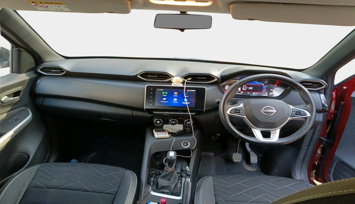 2021 Nissan MAGNITE XV PREMIUM TURBO CVT DUAL TONE, Petrol, Automatic, 17,482 km, interior