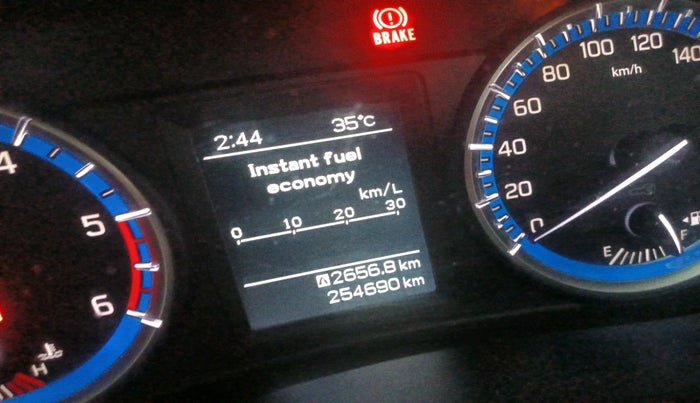 2016 Maruti S Cross ZETA 1.3, Diesel, Manual, 2,54,690 km, interior