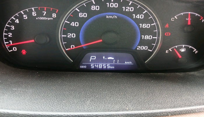 2015 Hyundai Grand i10 ASTA AT 1.2 KAPPA VTVT, Petrol, Automatic, 54,855 km, interior