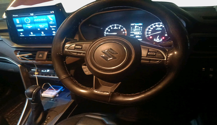 2022 Maruti BREZZA ZXI + AT SMART HYBRID, Petrol, Automatic, 43,422 km, interior
