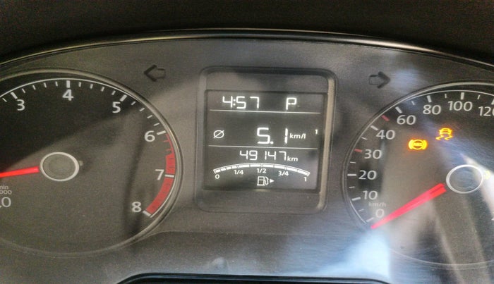 2016 Volkswagen Vento HIGHLINE PETROL AT, Petrol, Automatic, 49,147 km, interior