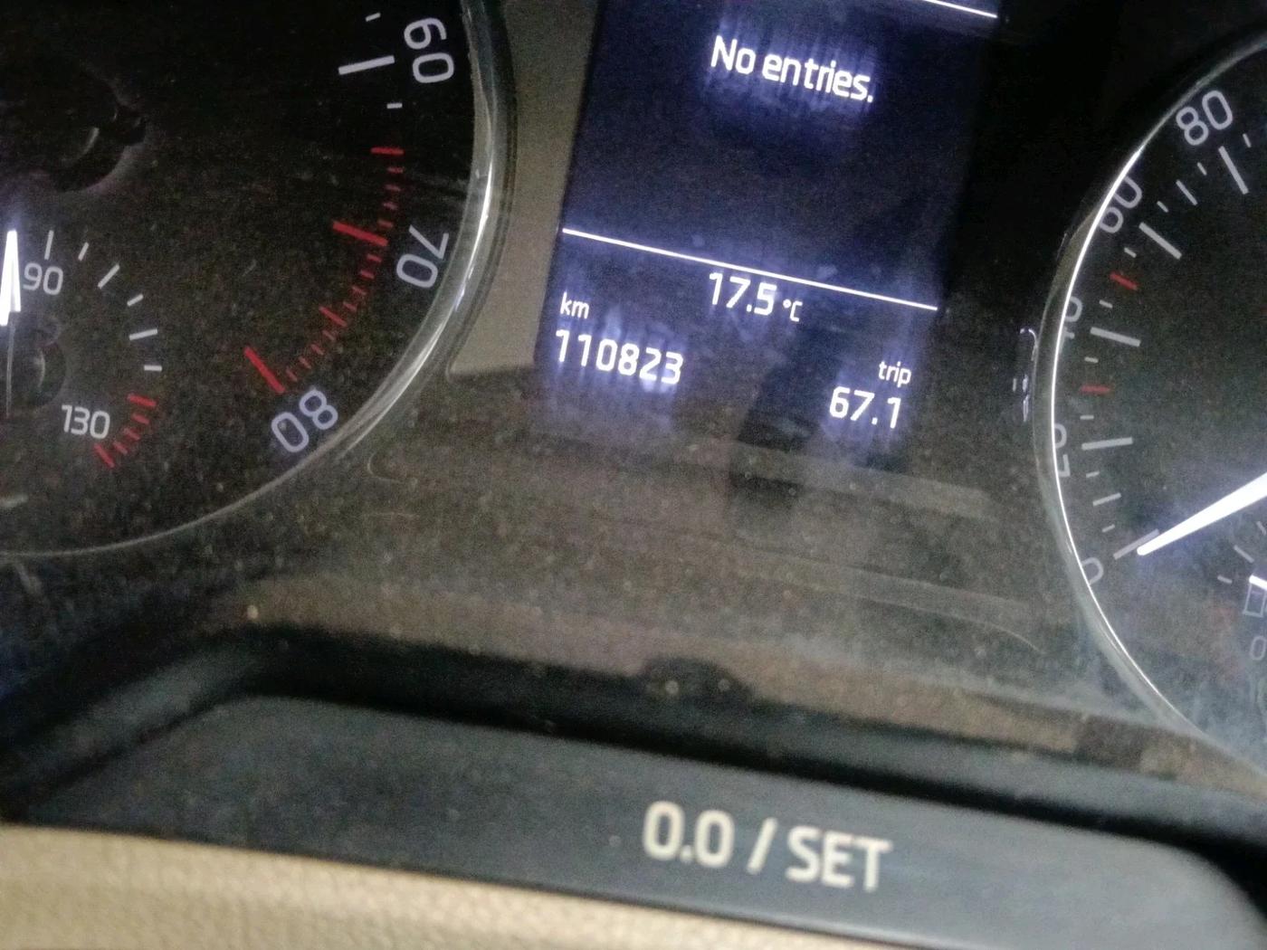 2016 Skoda Octavia STYLE PLUS AT 1.8 TSI, Petrol, Automatic, 1,10,823 km, interior