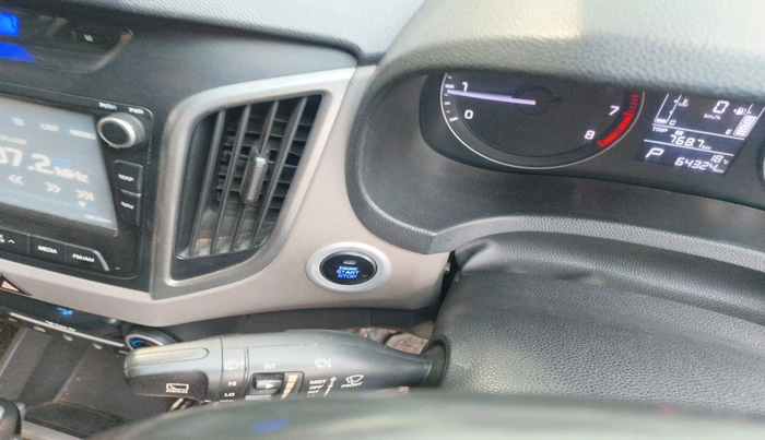 2017 Hyundai Creta SX PLUS AT 1.6 PETROL, Petrol, Automatic, 64,324 km, interior