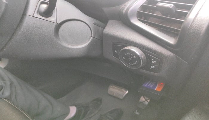 2018 Ford Ecosport TITANIUM + 1.5L PETROL AT, CNG, Automatic, 1,10,841 km, interior