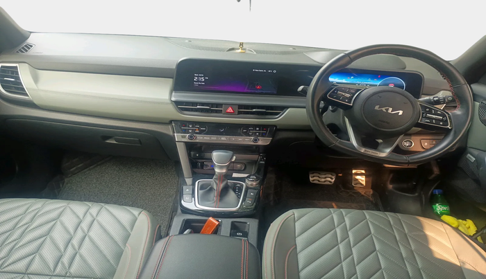 2023 KIA SELTOS  X LINE 1.5 TURBO PETROL DCT, Petrol, Automatic, 27,398 km, interior