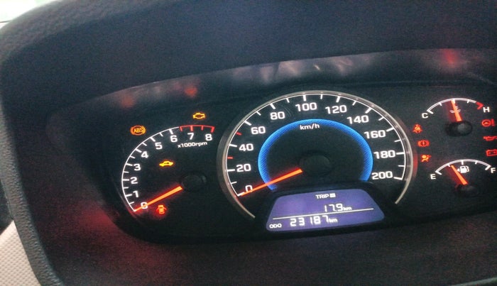 2016 Hyundai Grand i10 ASTA (O) 1.2 KAPPA VTVT, Petrol, Manual, 23,187 km, interior