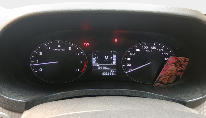 2016 Hyundai Creta SX PLUS 1.6 PETROL, Petrol, Manual, 1,05,299 km, interior