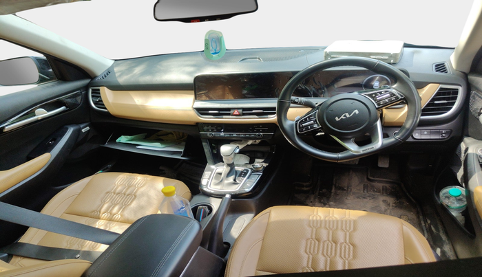 2023 KIA SELTOS  HTX PLUS 1.5 TURBO PETROL DCT, Petrol, Automatic, 2,155 km, interior